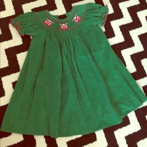 Little English Christmas Smocked